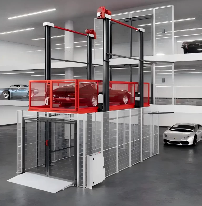 Four-post car lift