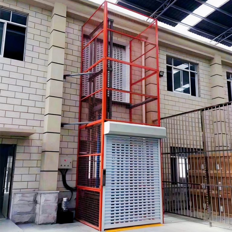 Wall-Mounted Freight Elevator