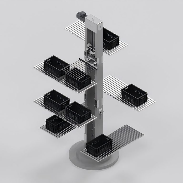 Rotating vertical conveyor